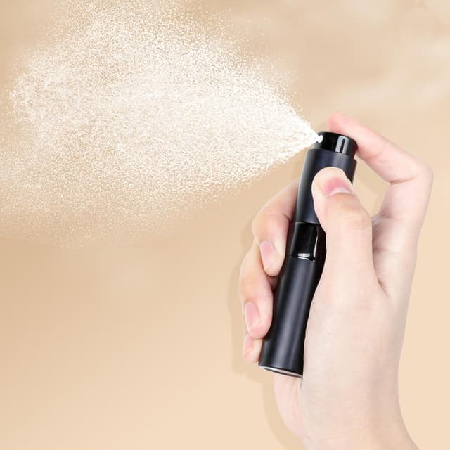 Detalle 2 de AiQInu Vaporisateur Parfum – 3 mini sprays rechargeables de voyage (8 ml) rose + argent + noir