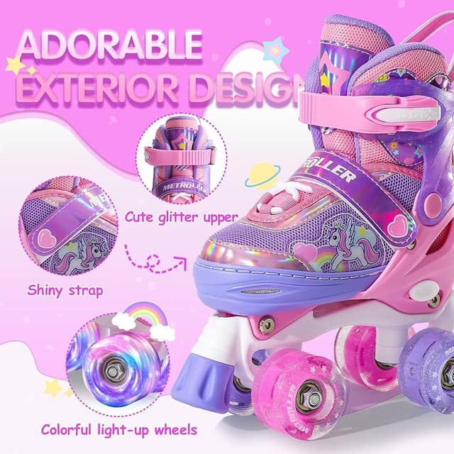 Thumbnail 5 de METROLLER Kids Adjustable Roller Skates Ages 4-12 🛼