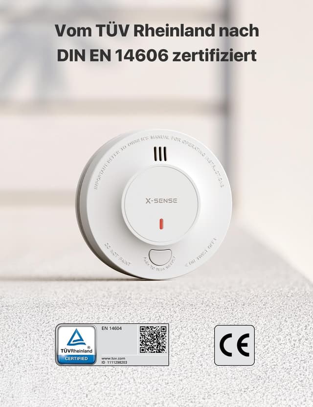 Detalle 2 de X-Sense SD2J0AX Rauchmelder 10 Jahre Batterie