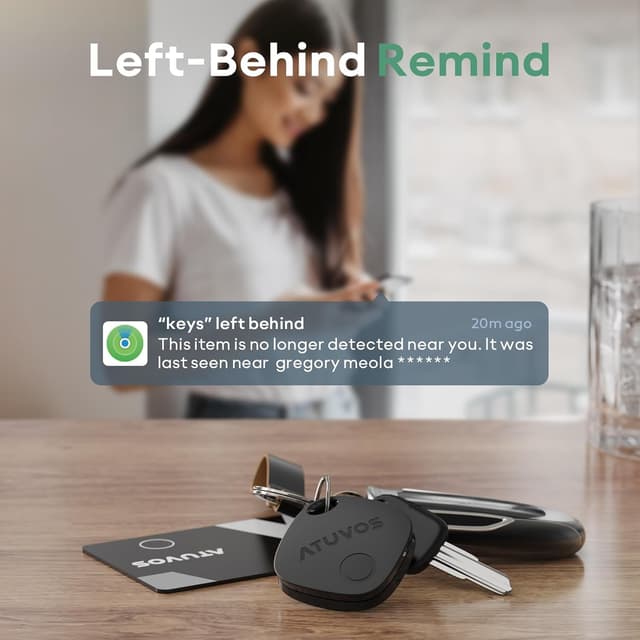 Thumbnail 4 de ATUVOS Air Tag Tracker 2-pack for keys and bags