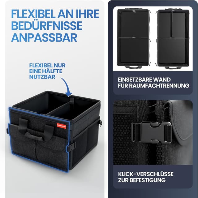 Thumbnail 2 de HELDENWERK Premium Kofferraum-Organizer 3 Fächer