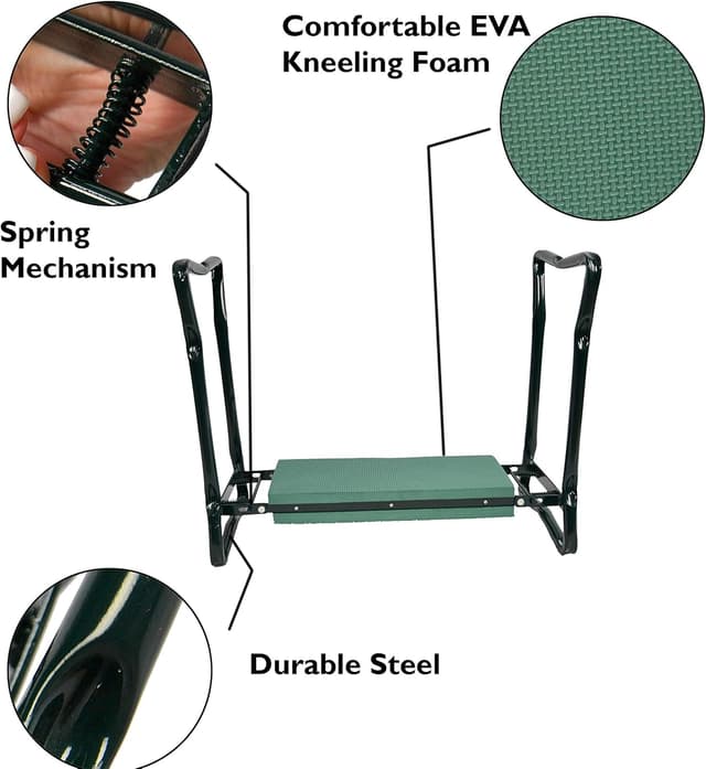 Thumbnail 5 de Home-X Foldable Garden Kneeler and Seat 1pc