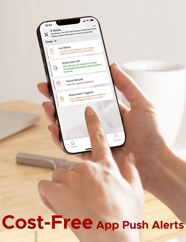 Thumbnail 1 de X-Sense XS01-WX Wi‑Fi smoke alarm 1-pack