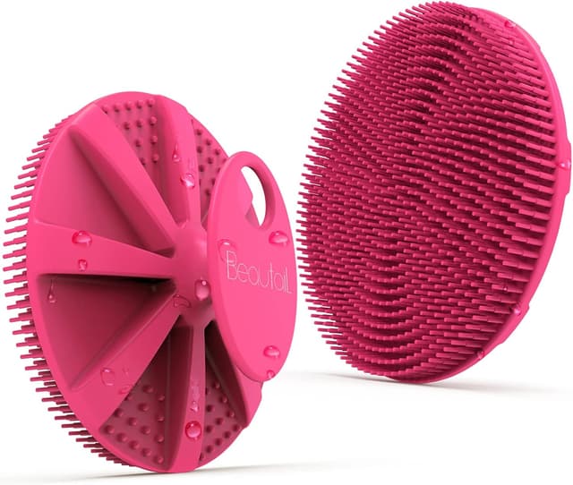 Detalle de BEAUTAIL Silicone Body Scrubber Rose