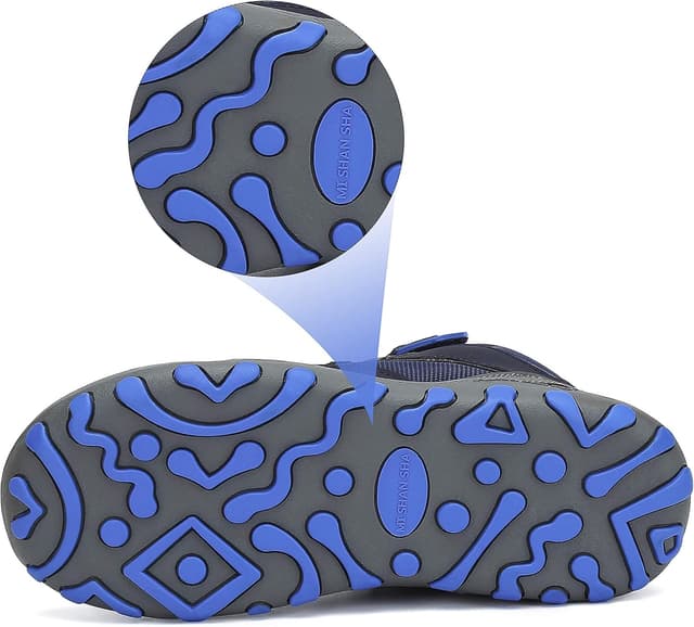 Detalle 2 de Mishansha Kinder Wanderschuhe rutschfest (Leicht) – Trekking-Wanderstiefel für Jungen & Mädchen, Gr. 24–38