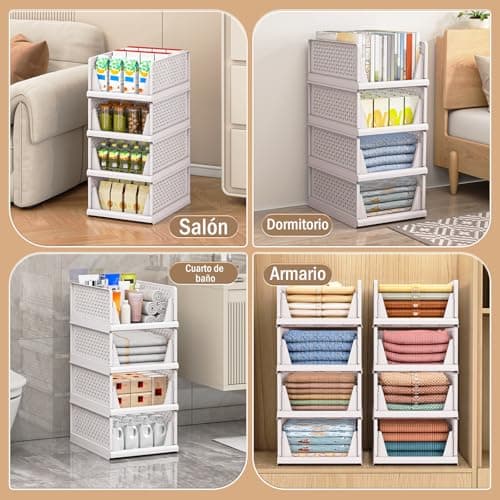 Thumbnail 4 de TidyIsles Organizador Armario Plegable 4 unidades