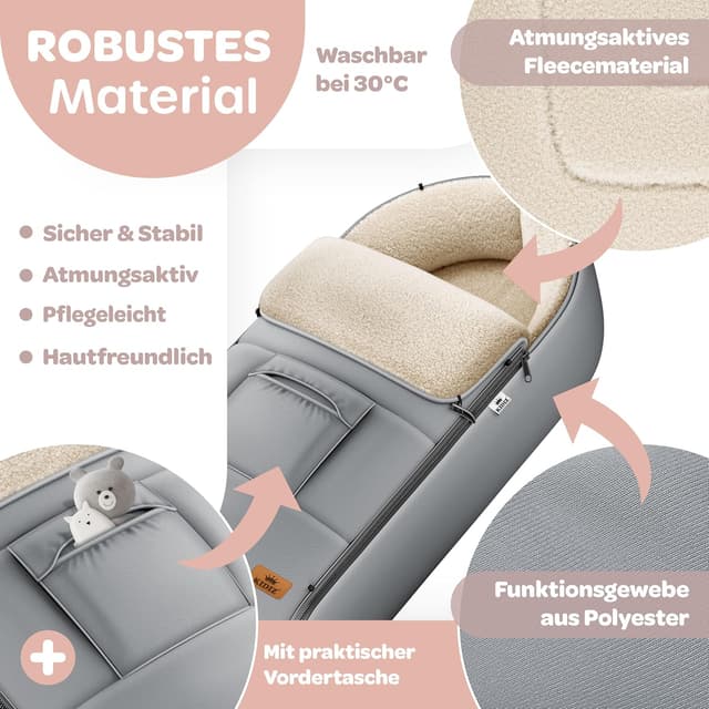 Thumbnail 4 de Kidiz Babyfußsack Winterfußsack 95 cm