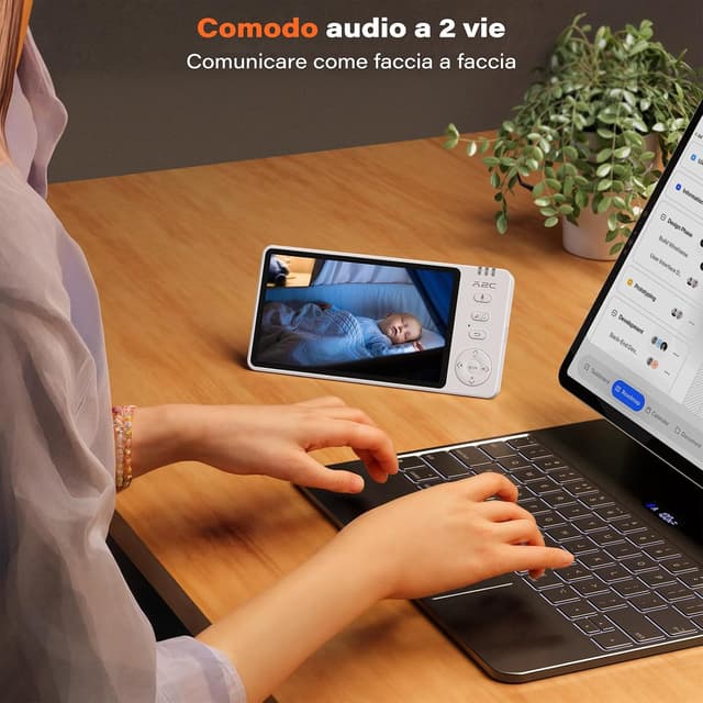 Thumbnail 5 de APPS2Car Baby Monitor 5" HD per auto e casa