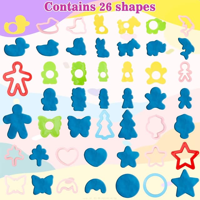 Detalle 2 de DOITEM Clay and Dough Tools 29 piece set