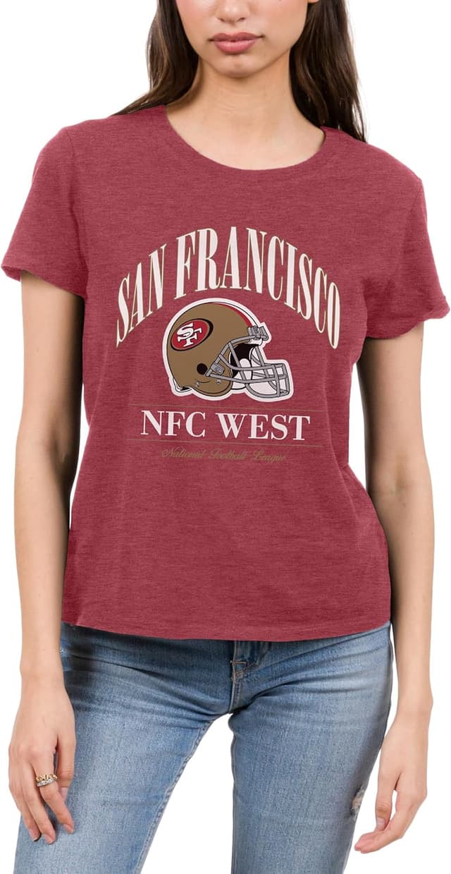 Thumbnail 6 de Junk Food NFL “Prep” Women’s Short Sleeve Fan Tee (Officially Licensed)