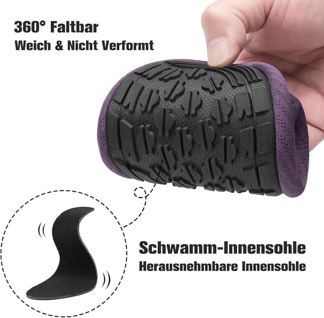 Detalle de SAGUARO Chaussures aquatiques homme/femme, sans lacets, semelle antidérapante (GR. 36–47 EU)