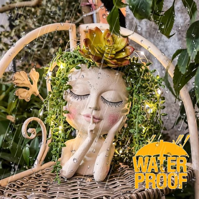 Thumbnail 5 de Pot de fleurs tête de visage solaire