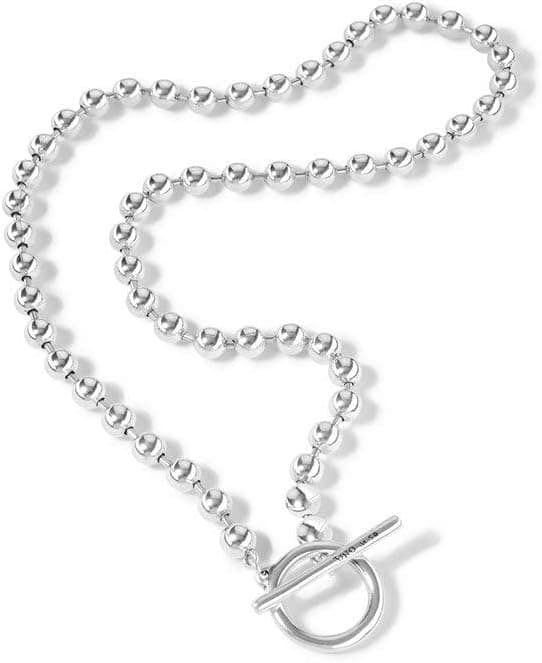 Detalle de Collier longue chaîne argent sterling