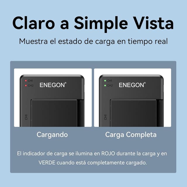 Thumbnail 5 de ENEGON NP-W126S Batería 1400mAh pack 2 + cargador