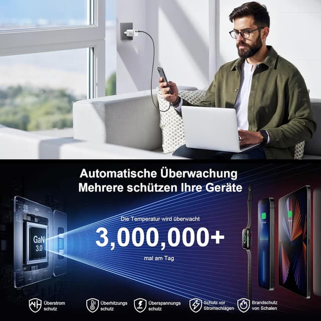 Thumbnail 5 de NEWINCON USB C Ladegerät 65W GaN III