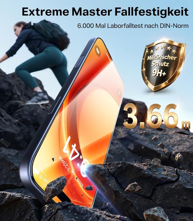 Thumbnail 6 de TORRAS iPhone 17 Air Panzerglas 2 Stück