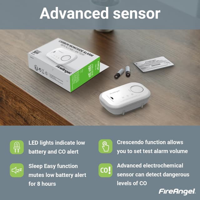 Thumbnail 3 de FireAngel FA6813 Carbon Monoxide Alarm