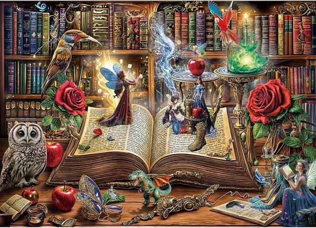 Imagen de Puzzles 1000 Pieces Magic Book House 70x50cm en OfertitasTOP