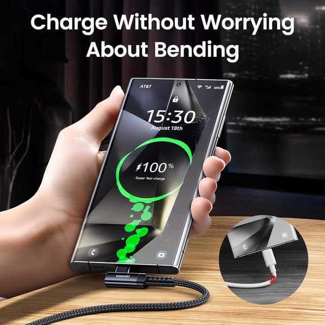 Thumbnail 4 de toocki USB-C-Kabel 3M 3A USB-A auf USB-C