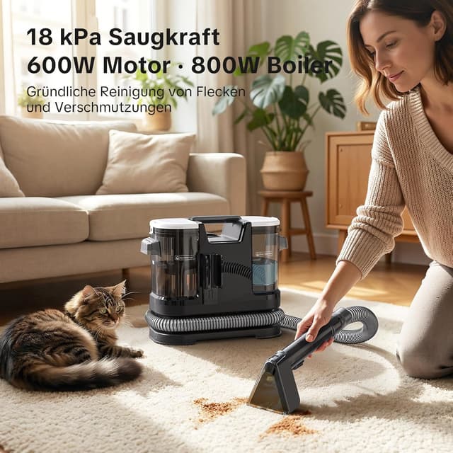 Thumbnail 1 de Lubluelu Nasssauger Polsterreiniger 600 W