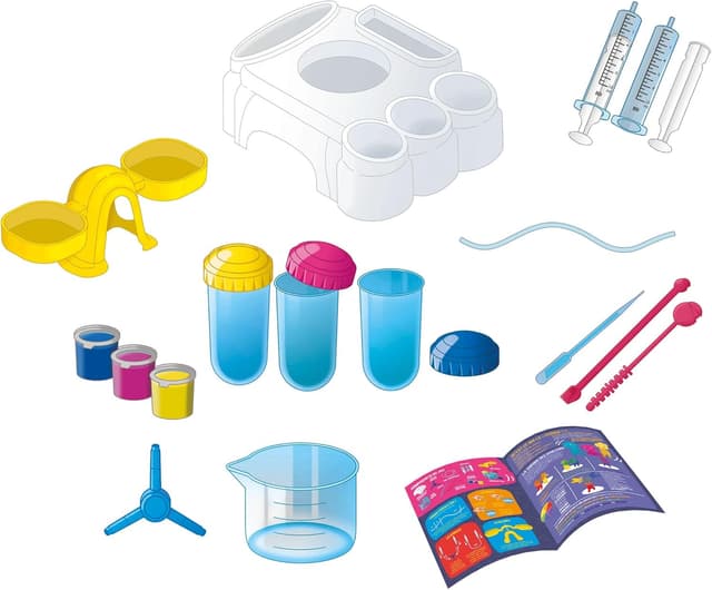 Detalle 2 de Clementoni Scienza e Gioco Lab Apprendisti Scienziati – Laboratorio di chimica per bambini 5+ con video e strumenti scientifici (19362)