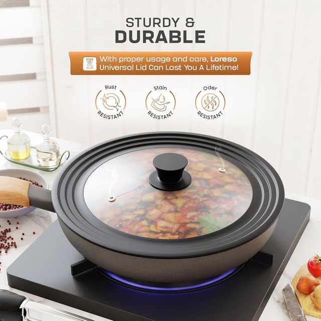 Thumbnail 5 de LSR Loreso Universal Pan Lid 12-15 Inch