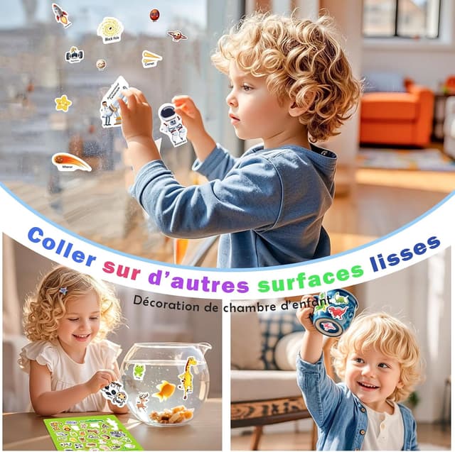 Detalle 2 de GUYUCOM livres d’autocollants réutilisables 4