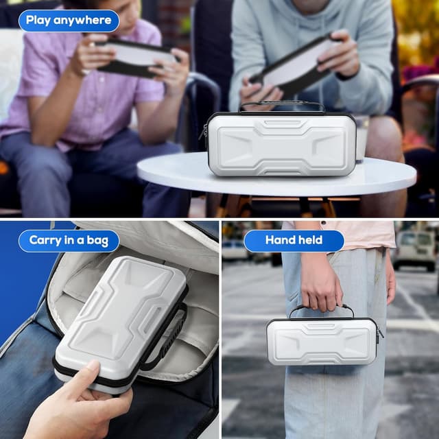 Detalle 2 de FYOUNG Étui rigide de protection pour PlayStation Portal — housses, EVA et doublure en flanelle