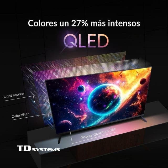 Detalle 2 de td-systems QLED M40QC22TIZEN de 40" Full HD: Smart TV compacta con Tizen y HDR