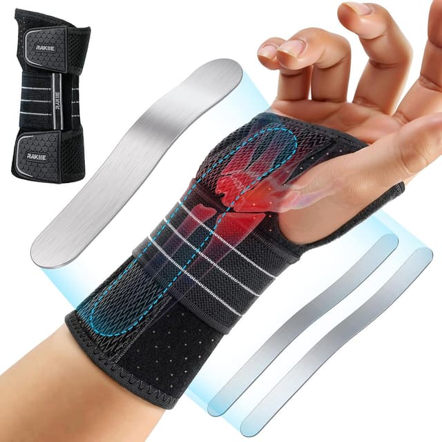 Detalle de Rakiie Carpal Tunnel Wrist Brace M 3-splint