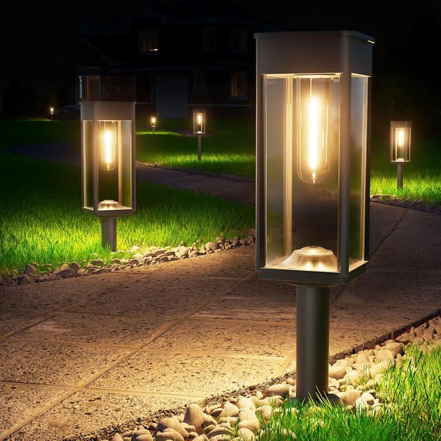 Thumbnail 6 de Solarlampen Außen Garten – 4er-Set Solar-Gartenleuchten mit warmweißem Licht und IP65
