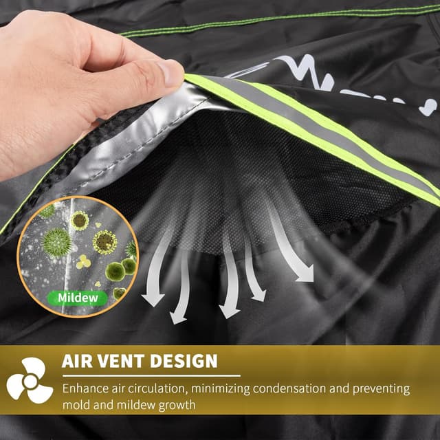 Thumbnail 5 de BEEWAY Garden Bench Cover 135 x 65 x 89/63 cm