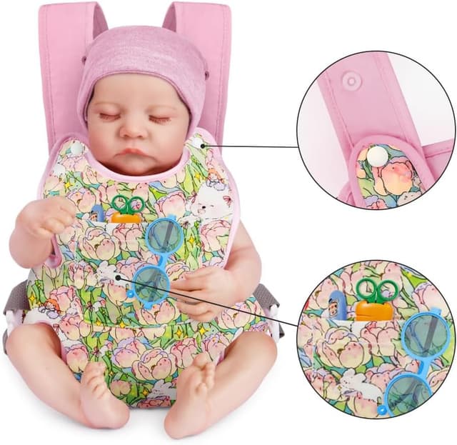 Thumbnail 3 de Aolso Baby Doll Carrier 14"–18" Pink Flower