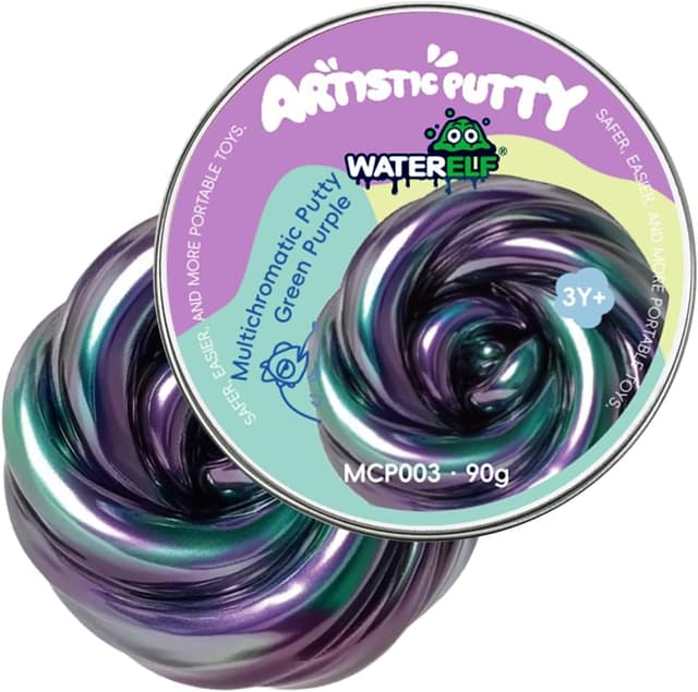 Detalle de WATERELF Galaxy Putty Slime 3.2 oz sensory toy