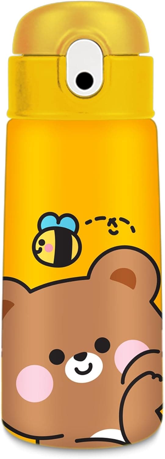 Detalle de Cartomania borraccia termica per bambini chill & refill 460 ml arancione con cannuccia