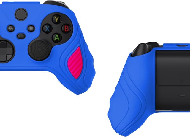 Thumbnail 6 de playvital Scorpion Edition two-tone anti-slip silicone case for Xbox Series X/S controller (Primary Blue & Bright Pink)