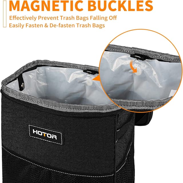 Thumbnail 3 de HOTOR Car Bin foldable leak-proof car rubbish bin