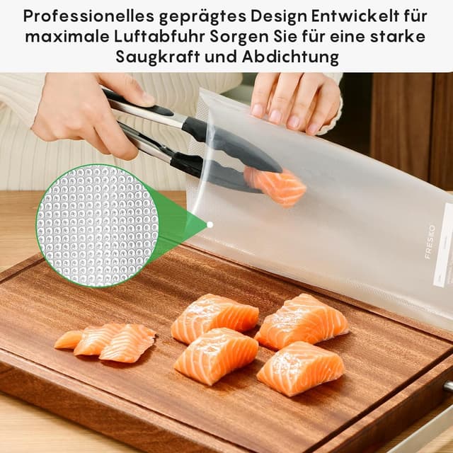 Detalle 1 de FRESKO Vakuumbeutel 28 x 40 cm, 80 Stück