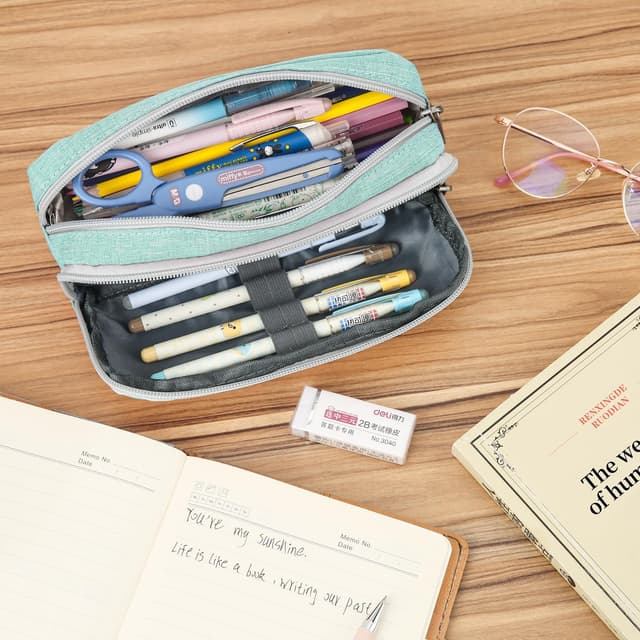 Thumbnail 5 de Della Gao Estuche Grande con 2 Compartimentos para Oficina