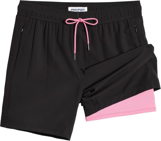 Imagen de MaaMgic 7in Mens Swim Shorts with Compression Liner en OfertitasTOP