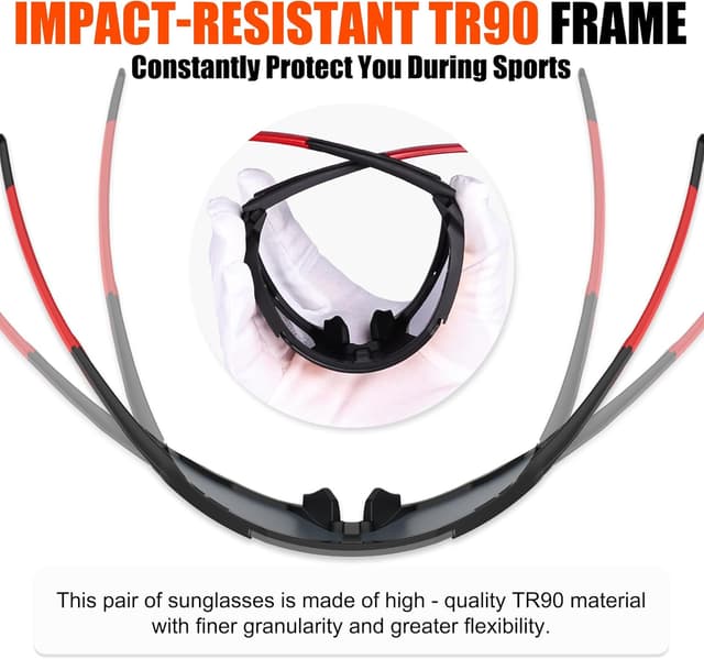 Thumbnail 4 de X-TIGER Fahrradbrille Sportträger mit Wechselgläsern