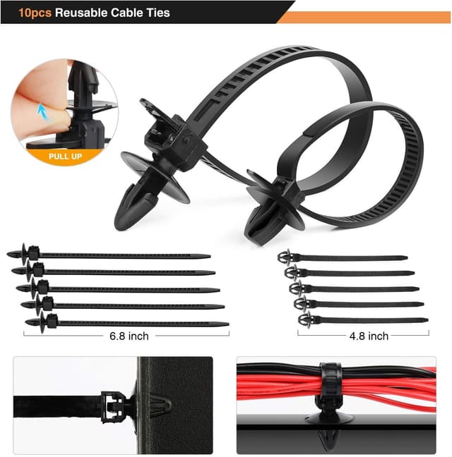 Thumbnail 4 de GOOACC 635pcs Push Retainer Clips Assortment