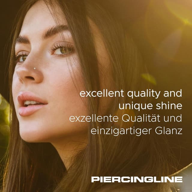 Thumbnail 3 de PIERCINGLINE spirale nasale 14/18k con cristallo