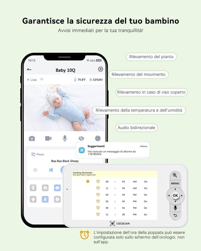 Thumbnail 6 de COCOCAM 2K Baby Monitor 4 MP con WiFi 2.4/5