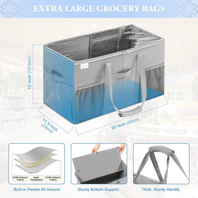 Thumbnail 4 de LUVHOMEE Bolsa de Compras 54 L 🛍