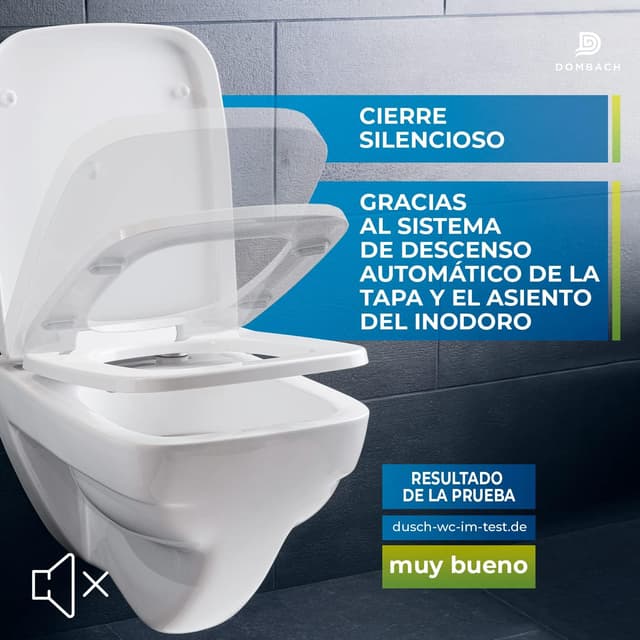 Thumbnail 2 de Dombach® Lamera Premium Tapa WC Universal Blanco 🚽
