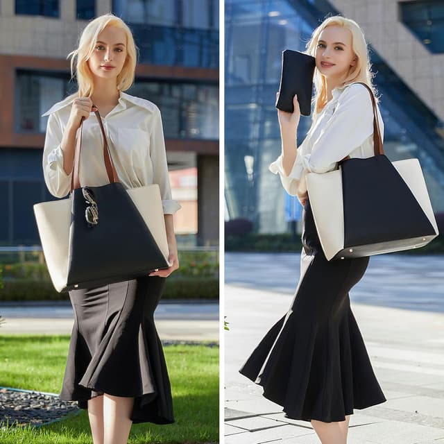 Detalle 2 de LOVEVOOK sac à main/cabas pour ordinateur portable 15,6" avec housse intégrée