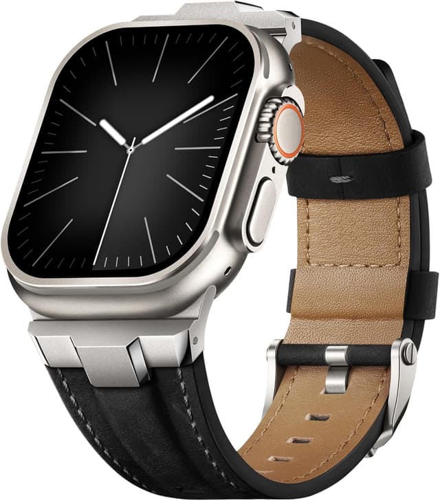 Detalle de Suitisbest Leather Band for Apple Watch 49mm