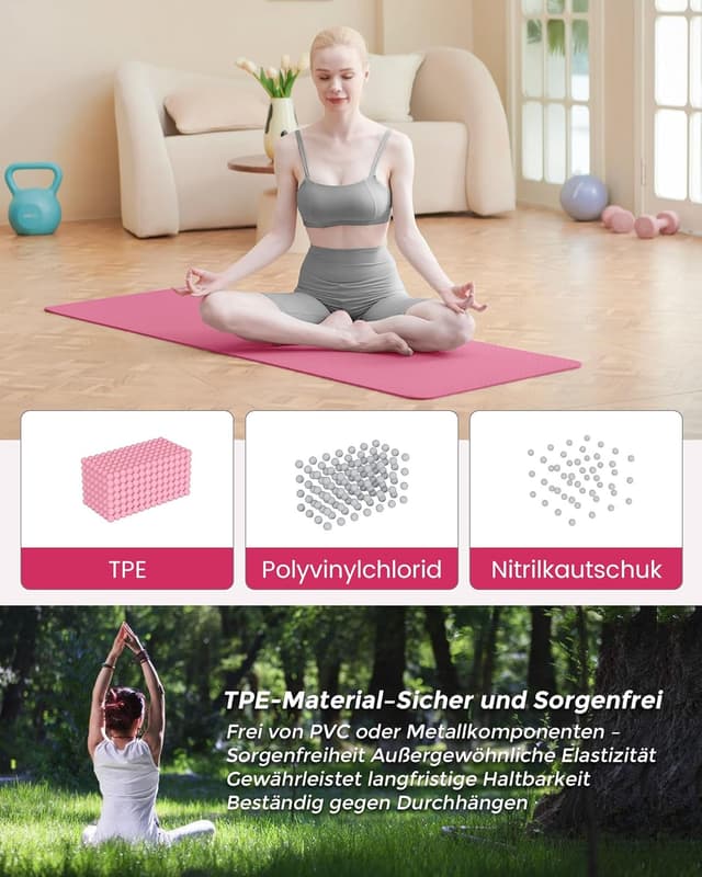 Thumbnail 3 de Oak & Tea Tapete de Yoga 183 x 61 x 0,6 cm