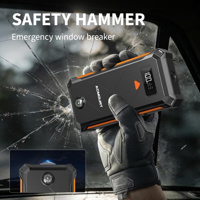 Detalle 1 de Acmount 6000A jump starter for 12V cars